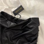 Brooklyn Karma  Strapless Ruched Leather Top Photo 2