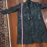 Brand new Women's Black faux Leather Coat Size 4X Photo 2