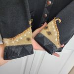 Xpression by deesons Vintage Cardigan Button Front Sweater Size EU 40 (US L) Black Photo 5