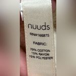 Nuuds Women’s Size M Cream PJ Fleece Pockets Shorts Size M Photo 4