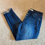 Black Label  button fly fray skinny jeans Photo 0