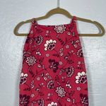 Beach Betty Women XL Rust Red Floral One Piece Swimsuit Crossback Straps Lined Photo 2