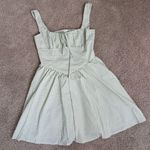 Green drop waist Gingham Sundress Photo 0