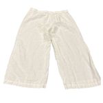 J. Jill Love Pure 100% linen wide legs Crop Capri pants size L Black Size L Photo 1