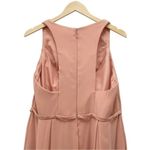 Azazie Mimi Dress Champagne Rose Long Bridesmaid Formal Gown Women’s Size 12 Photo 8