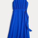Nine West women's  Elegant Blue sleeveless D ring midi Dress 👗 Photo 0
