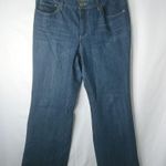 Seven7  12 35x32 High Waisted Flare Dark Wash Jeans Photo 0