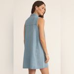 Z Supply  NEW LIGHT DENIM MINI DRESS Large Photo 1