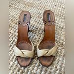 Casadei  Tan Leather Heeled Sandals size 7.5 Photo 1