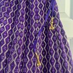 Brand new Classy Purple Sequence Embroidery Work Georgette Lehenga Choli! Size L Photo 4