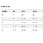 Xhilaration Juniors Cheeky Bottom Cream Yellow Paisley Print Bikini Swim Size M Photo 8