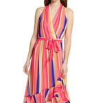 Julia Jordan NWT X Nordstrom Stripe Midi Dress In Multi Belted Nautical Photo 2