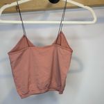 Free People NWOT - Brami Skinny Strap Tank in Nude M/L Photo 5