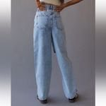 BDG Urban Outfitters Destroyed High Rise Baggy Jeans Light Wash Photo 2