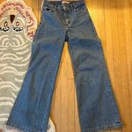 & Other Stories & Other Stories 28/32 Jeans Flare Wide Leg Light Blue Cotton braided belt loops Photo 0