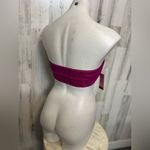 Pink Lace Strapless Bandeau Bralette Top Size L Pink Size L Photo 2