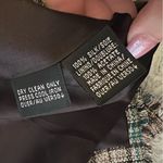 Ellen Tracy  Silk Jacket Blazer Raw Edge Plaid Checked Size 16 Photo 7