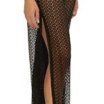 Becca by Rebecca Virtue size L nylon lace beach coverup. Photo 0