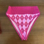 Beach Riot NWOT  Cross‎ My Heart Emmy Bikini Bottoms Pink Women Size Medium Photo 4