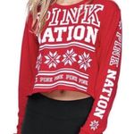 PINK - Victoria's Secret Long Sleeve Crop Top Photo 0