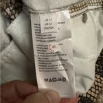 We The Free Free People Raw High Rise Snakeskin Printed Raw Ankle Jeans Photo 4