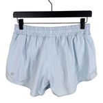 Lululemon Hotty Hot Short Light Blue Linen Women's Size 8 Tall 3.5" Inseam Photo 3