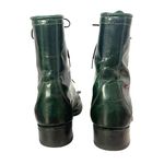 Laredo  Leather Kiltie Logger Boots Dark Emerald Green Lace-Up Women’s Size 6 Photo 8
