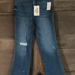 Jordache  Vintage Womens Demi High Rise Crop Boot Cut Med‎ Wash Jeans Sz 25 NWT Photo 0