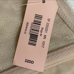 Dobreva Beige Lace Bandeau Bustier Strapless Bra Womens Size 32DD NEW Underwire Tan Photo 3