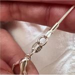 925 Sterling Silver Rainbow Solar Quartz Peridot gemstone Necklace Heart Jewelry Blue Photo 7