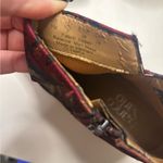 Franco Sarto  Burgundy Brocade Boots Size 9 Heeled Chunky Ankle Photo 4