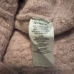 Vince - Lattice Cable Knit Wool & Alpaca Sweater: Mauve Orchid-Size L Photo 4