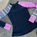 Lopie Women's Long Sleeves Rash Guard Athletic Swim Aztec Tank Photo 7