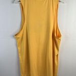 Zyia  Active Sz XXL Bengal Tank Y Mesh Letter Sleeveless Yellow Orange Spell Out Photo 8