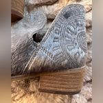 The Great MIIM Inset design gray calf hair heeled boots;  condition! Size 8 Photo 6