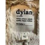 Dylan  Los Angeles Vest Soft Luxurious Faux Suede/Fur Light Beige Women’s Sz S Photo 4