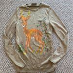 Deer Painted Vintage Shirt Tan Size M Photo 7