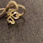 Gucci sterling silver faux Pearl heart ring Size 6.5 Photo 2