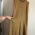Nightcap NWT  Clothing Olive Green Wide Leg Jumpsuit Size Medium 100% Cotton Photo 0