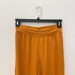 Miou Muse Linen Blend Wide Leg orange Rust Pants size Medium Photo 5