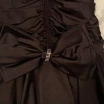 VTG 80’s Lillie Rubin 8 10 Formal Dress Gown Detachable Skirt Black Satin Party Photo 3
