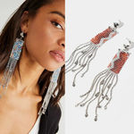 Free People Give Love A Chance Dangle Earrings NWT $48 Photo 1