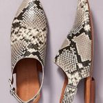 Anthropologie Gee Wawa for snakeskin Slingback flats sz 6 Photo 0