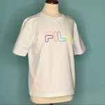 FILA Women’s Small White‎  T-Shirt Photo 1