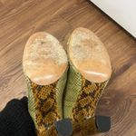 Chloé Chloe Green Two Tone Snake Pump Size 40 EU Photo 6