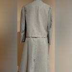 ILGWU Int. Vintage Ladies Garment Gray Skirt Jacket Suit Set Business Sz 18 Photo 6