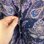 Lane Bryant ‎ Paisley Button Down Shirt Size 14 Long Sleeve Cotton Boho Chic Fall Photo 1