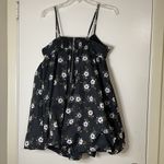 Free People NEW!  In A Bubble Mini Dress black floral size medium $128 Photo 6