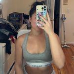 Calvin Klein grey modern cotton unlined bralette Photo 3