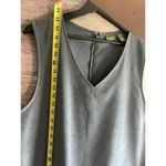 LL Bean Maxi Dress Women Plus 18 Minimalist Lagenlook Pockets Capsule Classic Gray Photo 5